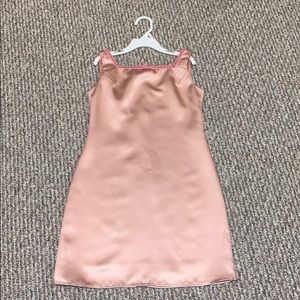 Cute light pink soft silk dress! Barely worn!
